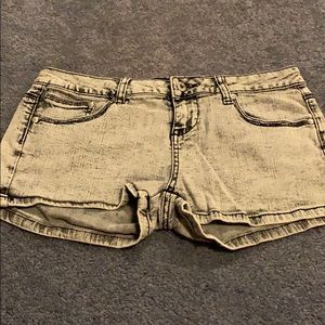 Grey Jean Shorts
